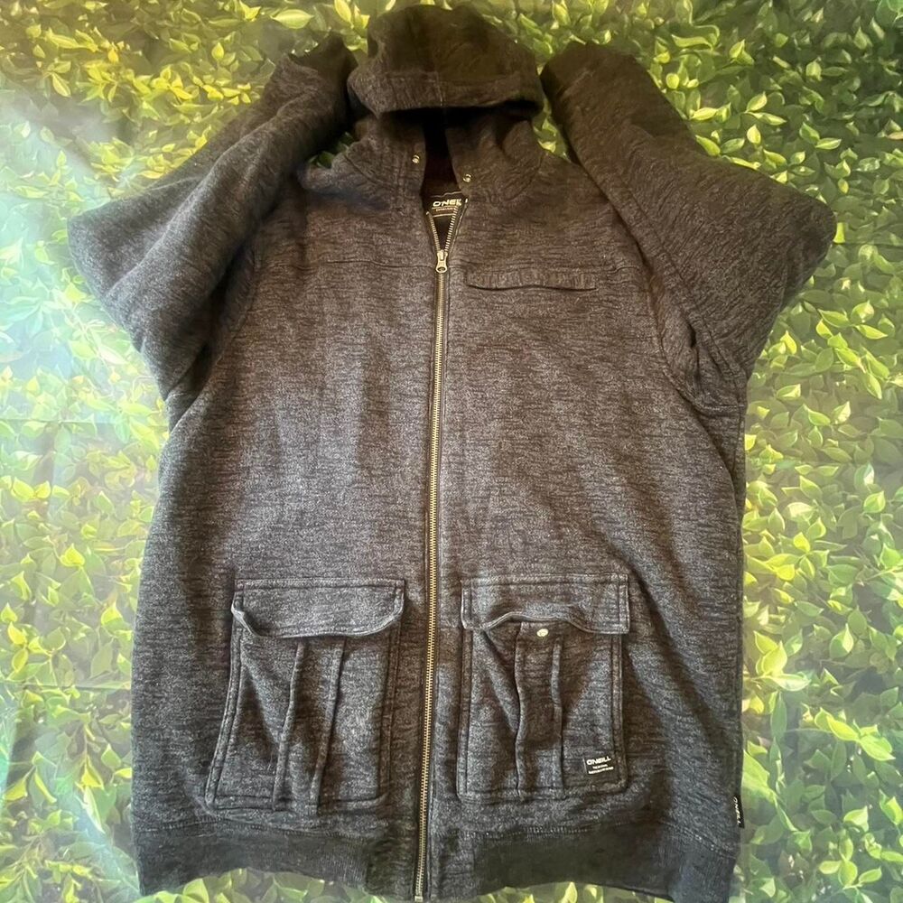 O-neill Men's Grey and Black Jacket